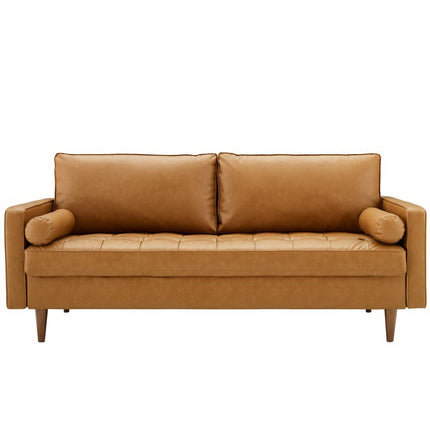 Modway EEI-3765 Valour Tufted Vegan Leather Sofa Modway