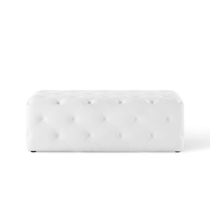 Modway EEI-3767 Amour 48" Tufted Button Entryway Faux Leather Bench Modway