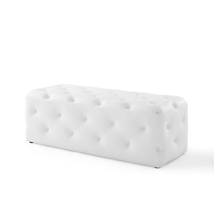 Modway EEI-3767 Amour 48" Tufted Button Entryway Faux Leather Bench Modway