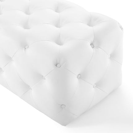Modway EEI-3771 Amour 72" Tufted Button Entryway Faux Leather Bench Modway