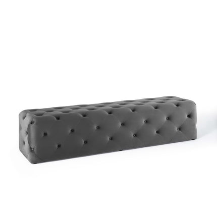Modway EEI-3772 Amour 72" Tufted Button Entryway Performance Velvet Bench Modway