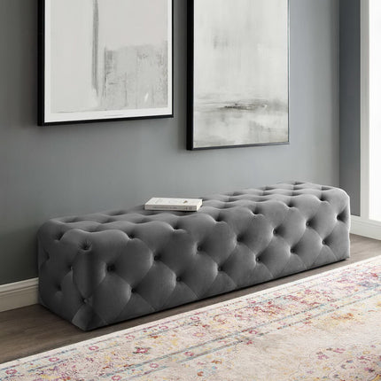 Modway EEI-3772 Amour 72" Tufted Button Entryway Performance Velvet Bench Modway