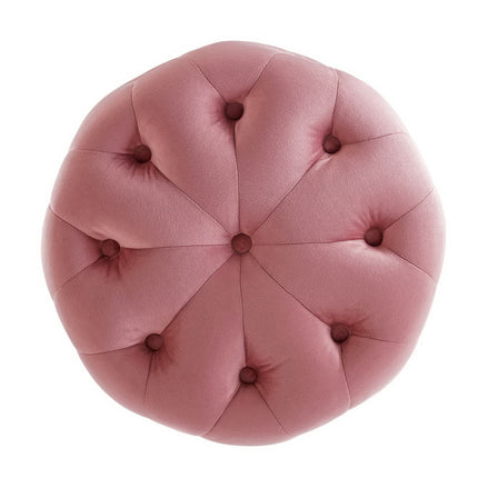 Modway EEI-3778 Amour Tufted Button Round Performance Velvet Ottoman Modway
