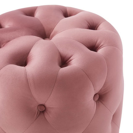 Modway EEI-3778 Amour Tufted Button Round Performance Velvet Ottoman Modway