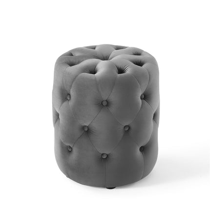 Modway EEI-3778 Amour Tufted Button Round Performance Velvet Ottoman Modway
