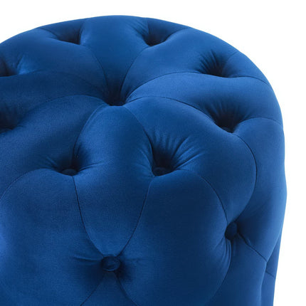 Modway EEI-3778 Amour Tufted Button Round Performance Velvet Ottoman Modway