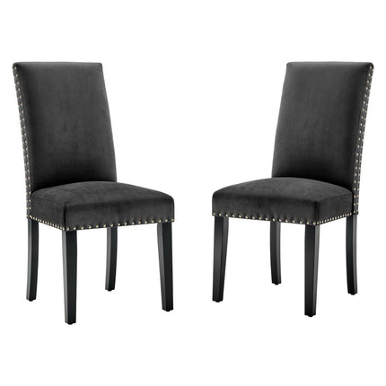 Modway EEI-3779 Parcel Performance Velvet Dining Side Chairs Set of 2 Modway