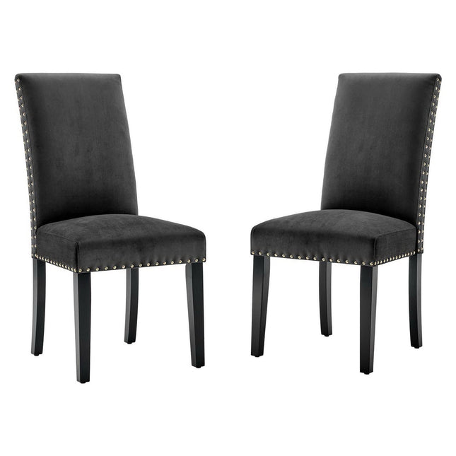 Modway EEI-3779 Parcel Performance Velvet Dining Side Chairs Set of 2 Modway