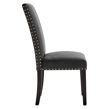 Modway EEI-3779 Parcel Performance Velvet Dining Side Chairs Set of 2 Modway