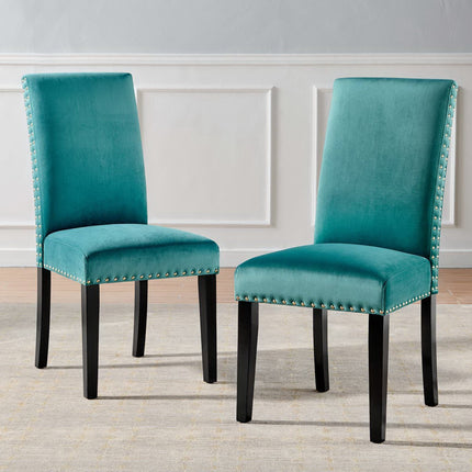 Modway EEI-3779 Parcel Performance Velvet Dining Side Chairs Set of 2 Modway