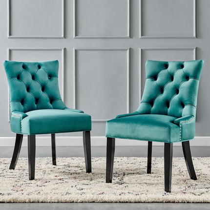 Modway EEI-3780 Regent Tufted Performance Velvet Dining Side Chairs Set of 2 Modway