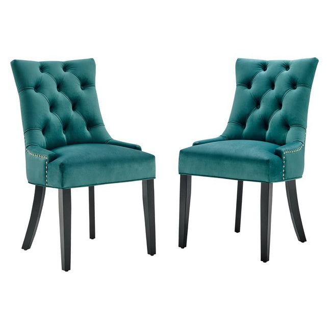 Modway EEI-3780 Regent Tufted Performance Velvet Dining Side Chairs Set of 2 Modway