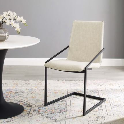 Modway EEI-3800 Pitch Upholstered Fabric Dining Armchair Modway