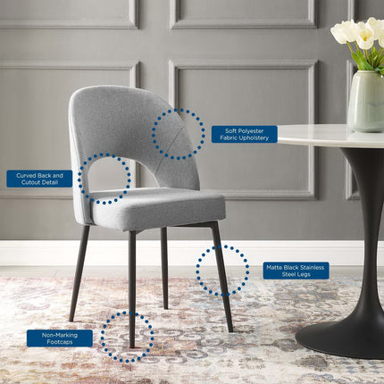 Modway EEI-3801 Rouse Upholstered Fabric Dining Side Chair Modway
