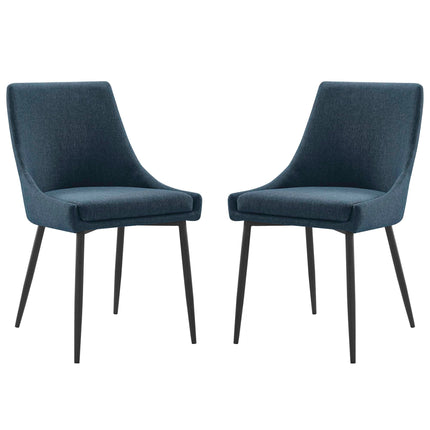 Modway EEI-3809 Viscount Upholstered Fabric Dining Chairs Set of 2 Modway