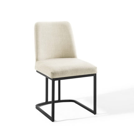 Modway EEI-3811 Amplify Sled Base Upholstered Fabric Dining Side Chair Modway