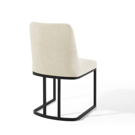 Modway EEI-3811 Amplify Sled Base Upholstered Fabric Dining Side Chair Modway