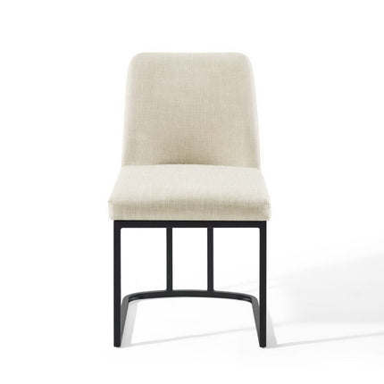 Modway EEI-3811 Amplify Sled Base Upholstered Fabric Dining Side Chair Modway