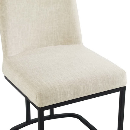Modway EEI-3811 Amplify Sled Base Upholstered Fabric Dining Side Chair Modway