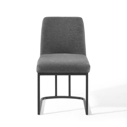 Modway EEI-3811 Amplify Sled Base Upholstered Fabric Dining Side Chair Modway