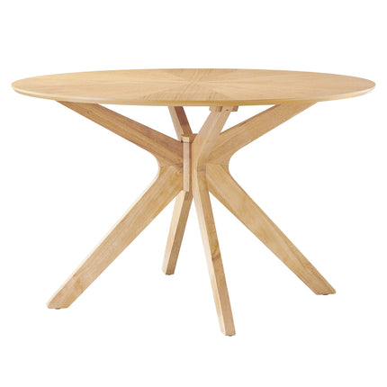 Modway EEI-3847 Crossroads 47" Round Wood Dining Table Modway