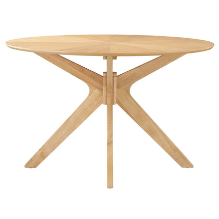 Modway EEI-3847 Crossroads 47" Round Wood Dining Table Modway