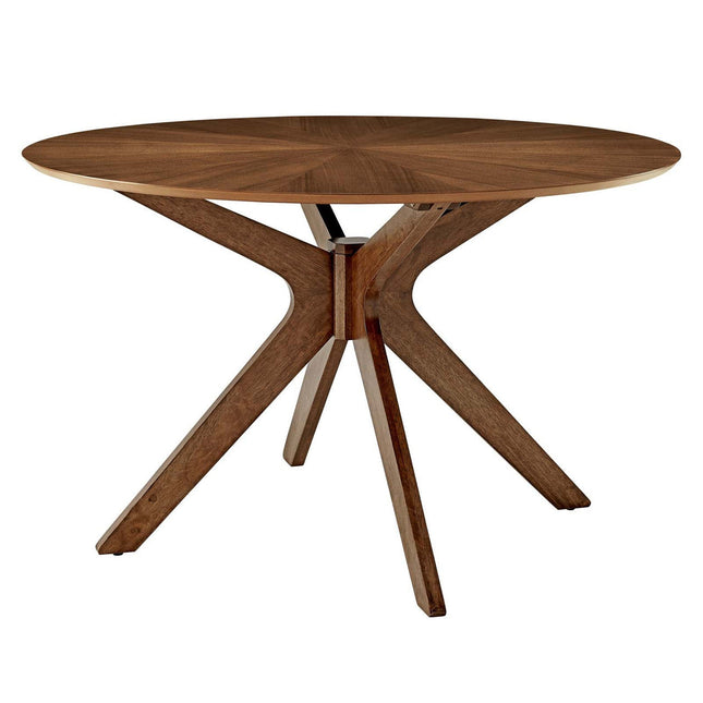 Modway EEI-3847 Crossroads 47" Round Wood Dining Table Modway