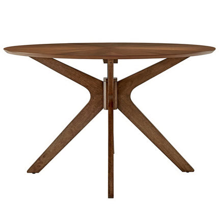 Modway EEI-3847 Crossroads 47" Round Wood Dining Table Modway