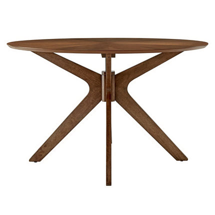Modway EEI-3847 Crossroads 47" Round Wood Dining Table Modway