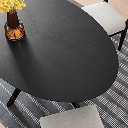 Modway EEI-3848 Crossroads 63" Oval Wood Dining Table Modway