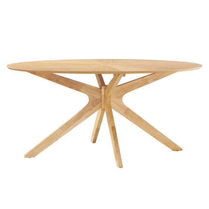 Modway EEI-3848 Crossroads 63" Oval Wood Dining Table Modway