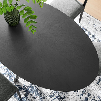 Modway EEI-3849 Crossroads 71" Oval Wood Dining Table Modway