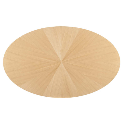 Modway EEI-3849 Crossroads 71" Oval Wood Dining Table Modway
