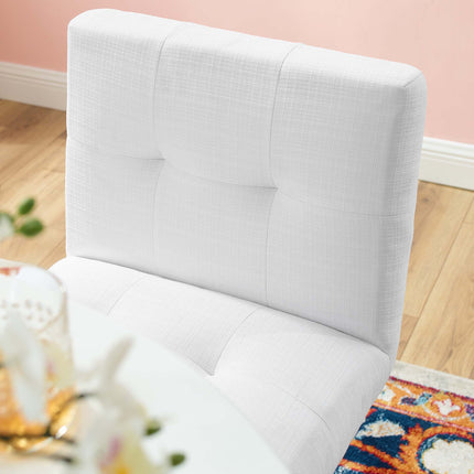 Modway EEI-3852 Privy Gold Stainless Steel Upholstered Fabric Counter Stool Modway