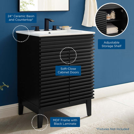 Modway EEI-3860 Render 24" Bathroom Vanity Modway