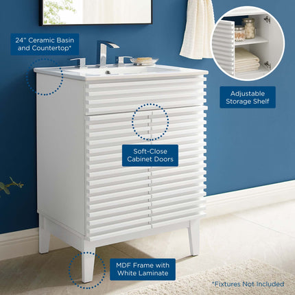 Modway EEI-3860 Render 24" Bathroom Vanity Modway