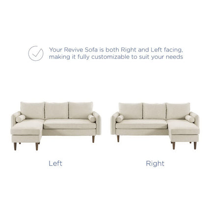 Modway EEI-3867 Revive Upholstered Right or Left Sectional Sofa Modway