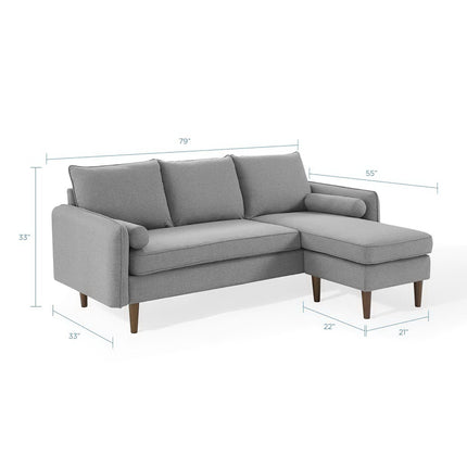 Modway EEI-3867 Revive Upholstered Right or Left Sectional Sofa Modway