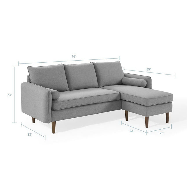 Modway EEI-3867 Revive Upholstered Right or Left Sectional Sofa Modway