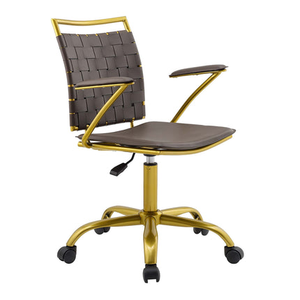 Modway EEI-3868 Fuse Faux Leather Office Chair Modway