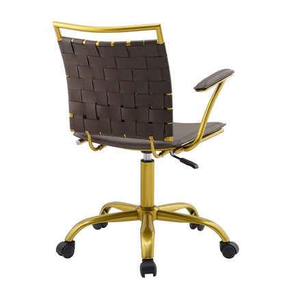 Modway EEI-3868 Fuse Faux Leather Office Chair Modway