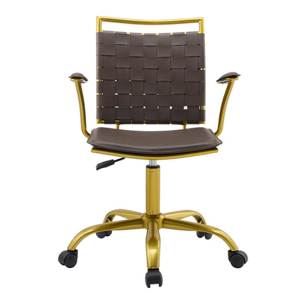 Modway EEI-3868 Fuse Faux Leather Office Chair Modway