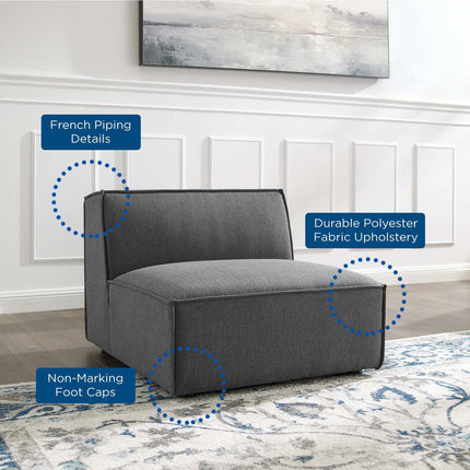 Modway EEI-3872 Restore Sectional Sofa Armless Chair Modway