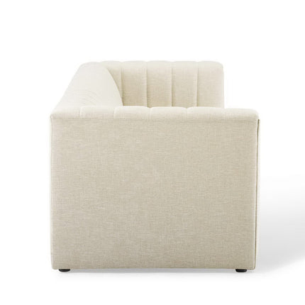 Modway EEI-3881 Reflection Channel Tufted Upholstered Fabric Sofa Modway