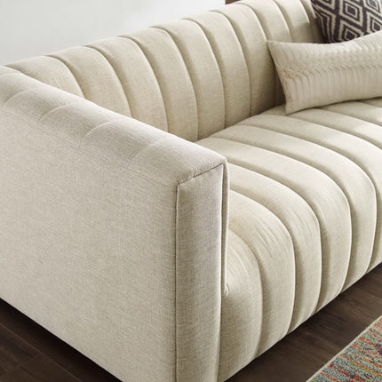 Modway EEI-3881 Reflection Channel Tufted Upholstered Fabric Sofa Modway
