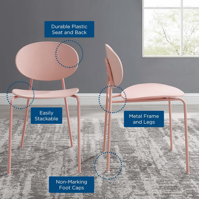 Modway EEI-3902 Palette Dining Side Chair Set of 2 Modway