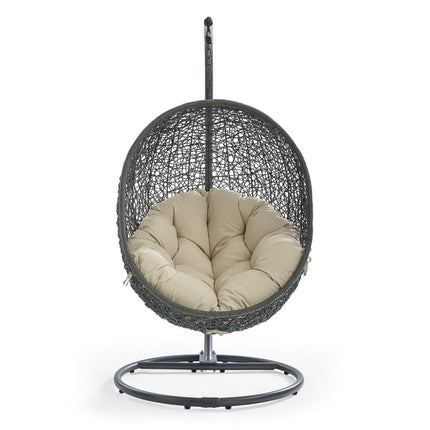 Modway EEI-3929 Hide Outdoor Patio Sunbrella® Swing Chair With Stand Modway