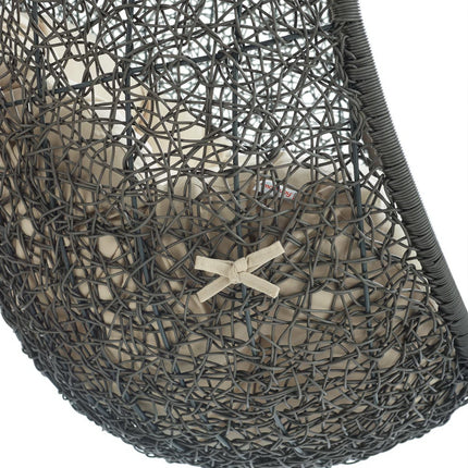 Modway EEI-3929 Hide Outdoor Patio Sunbrella® Swing Chair With Stand Modway