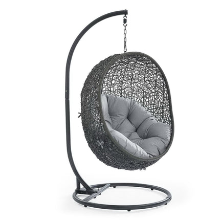 Modway EEI-3929 Hide Outdoor Patio Sunbrella® Swing Chair With Stand Modway