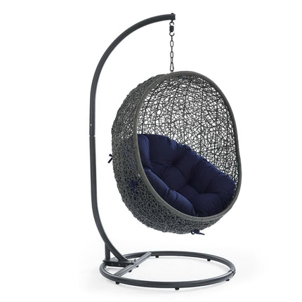 Modway EEI-3929 Hide Outdoor Patio Sunbrella® Swing Chair With Stand Modway